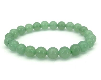 Powerbead armband groene Aventurijn 8 mm