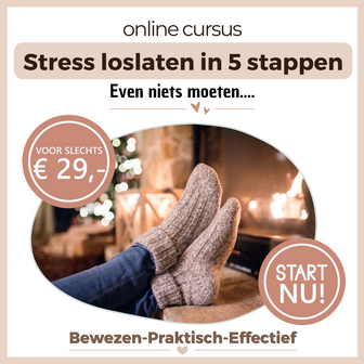 Online cursus Stress Loslaten in 5 stappen (met gratis Stress Loslaat Mix)