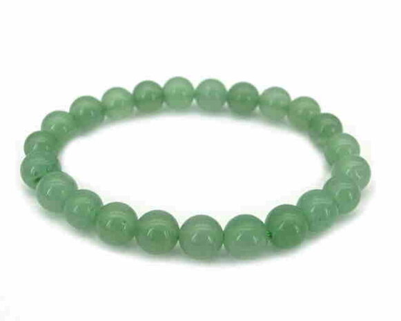 Powerbead armband groene Aventurijn 8 mm